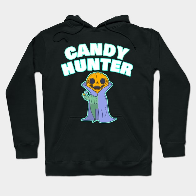 Candy Hunter Halloween Dracula Pumpkin Hoodie by FromBerlinGift